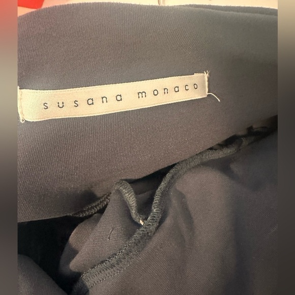 Susana Monaco V Gathered Strap Tank Dress in Midnight Blue Sz S - Picture 9 of 10